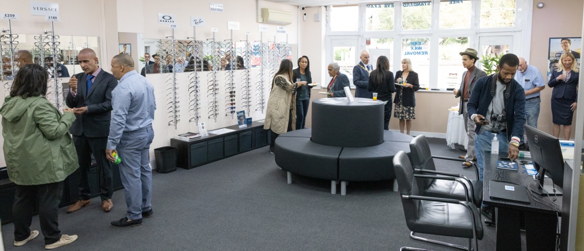 Interior of Goggle Box Opticians
